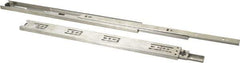 Sugatsune - 15-3/4" Slide Length, 16" Travel Length, Stainless Steel Ball Bearing Slide - 79 Lb Capacity at Full Extension - Apex Tool & Supply