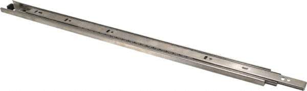Sugatsune - 21-21/32" Slide Length, 22" Travel Length, Stainless Steel Ball Bearing Slide - 68 Lb Capacity at Full Extension - Apex Tool & Supply