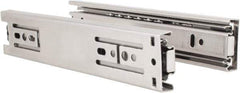 Sugatsune - 7-7/8" Slide Length, 7-7/8" Travel Length, Stainless Steel Ball Bearing Slide - 98 Lb Capacity at Full Extension - Apex Tool & Supply