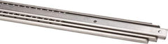 Sugatsune - 27-9/16" Slide Length, 28-3/4" Travel Length, Stainless Steel Ball Bearing Slide - 155 Lb Capacity at Full Extension - Apex Tool & Supply