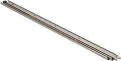 Sugatsune - 31-1/2" Slide Length, 32-5/8" Travel Length, Stainless Steel Ball Bearing Slide - 140 Lb Capacity at Full Extension - Apex Tool & Supply