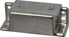 Sugatsune - 2-13/32" Long x 3/4" Wide x 3/4" High, Zinc Alloy Heavy Duty Magnetic Catch - Nickel Coated, 24.2 Magnetic Force, 1-11/16" Long Strike, 3/4" Wide Strike - Apex Tool & Supply
