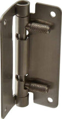 Sugatsune - 2-61/64" Long x 1-31/32" Wide x 1/16" Thick, Quick Release Hinge - Stainless Steel, Polished Finish - Apex Tool & Supply