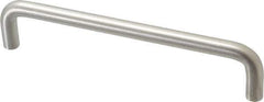 Sugatsune - 25/64" Handle Diam, Satin Finish Stainless Steel Drawer Pull - 1-3/8" Projection, 6" Center to Center, 316 Grade, 6-3/8" Wide - Apex Tool & Supply