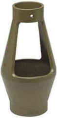 Watts - 1/4 to 1/2" Fit, 2-3/8" Diam, Air Gap Drain - 3-1/8" High, Cast Iron - Apex Tool & Supply