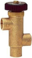 Watts - 3/4" Pipe Lead Free Brass Water Mixing Valve & Unit - Solder x Solder End Connections - Apex Tool & Supply