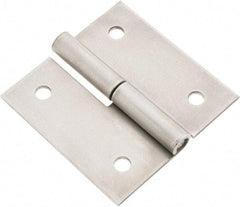 Made in USA - 3" Long x 3" Wide x 0.093" Thick, Slip Joint Hinge - Steel - Apex Tool & Supply