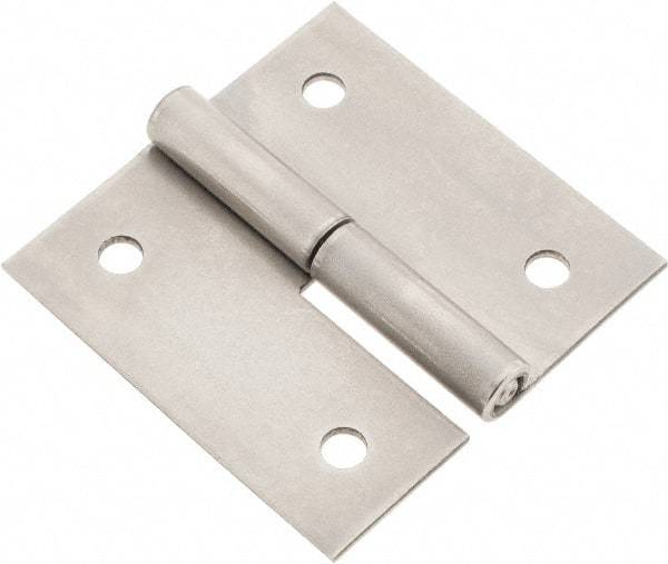 Made in USA - 3" Long x 3" Wide x 0.093" Thick, Slip Joint Hinge - Steel - Apex Tool & Supply