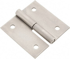 Made in USA - 3" Long x 3" Wide x 0.093" Thick, Slip Joint Hinge - Steel - Apex Tool & Supply