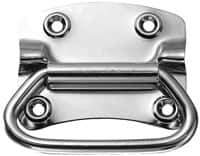 Value Collection - 3.62" Wide Plate x 3" High Plate, 3-1/2" Bail ID, Chest Handle - 4-1/4" Wide x 3.55" High, Barrel Zinc & Clear Chromate Coated, 4 Holes - Apex Tool & Supply