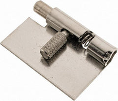 Made in USA - 1-3/4" Long x 1" Wide x 0.05" Thick, Un-Hinge - Stainless Steel - Apex Tool & Supply