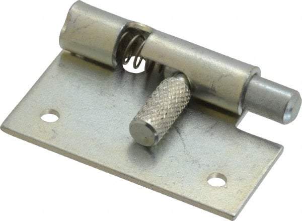 Made in USA - 1-3/4" Long x 1" Wide x 0.05" Thick, Un-Hinge - Steel, Zinc Plated Finish - Apex Tool & Supply