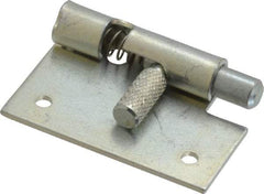 Made in USA - 1-3/4" Long x 1" Wide x 0.05" Thick, Un-Hinge - Steel, Zinc Plated Finish - Apex Tool & Supply