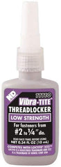 Vibra-Tite - 10 mL Bottle, Purple, Low Strength Liquid Threadlocker - Series 111, 24 hr Full Cure Time, Hand Tool Removal - Apex Tool & Supply