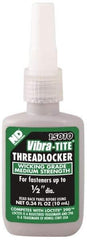 Vibra-Tite - 10 mL Bottle, Green, Medium Strength Liquid Threadlocker - Series 150, 24 hr Full Cure Time - Apex Tool & Supply