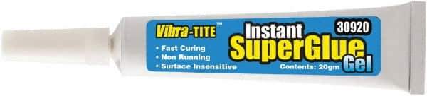 Vibra-Tite - 0.70 oz Tube Clear Instant Adhesive - Apex Tool & Supply