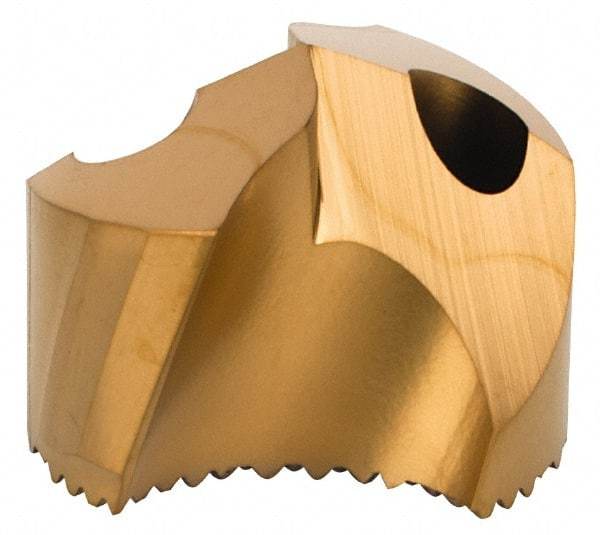 Seco - Series SD100, 20.24mm Diam 140° Replaceable Drill Tip - Carbide, TiAlN Finish, Through Coolant - Apex Tool & Supply