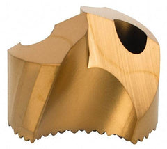 Seco - Series SD100, 20.24mm Diam 140° Replaceable Drill Tip - Carbide, TiAlN Finish, Through Coolant - Apex Tool & Supply