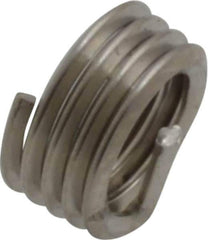 Recoil - M6x1.00 Metric Coarse, 6mm OAL, Free Running Helical Insert - 4 Free Coils, Tanged, Stainless Steel, Bright Finish, 1D Insert Length - Apex Tool & Supply