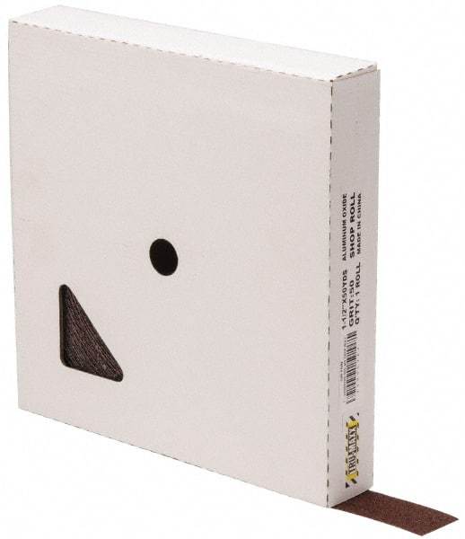 Tru-Maxx - 1-1/2" x 50 Yd 50 Grit Aluminum Oxide Cloth Roll - Coarse Grade, X Weighted Backing - Apex Tool & Supply