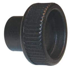 Gibraltar - M4x0.70 Knurled Shoulder Brass Thumb Screw - 14mm OAL, 20mm Head Diam x 8mm Head Height - Apex Tool & Supply