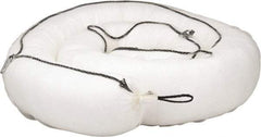 PRO-SAFE - 65 Gal, 10' Long, 8" Diam, Polypropylene Boom - Oil Only, White - Apex Tool & Supply