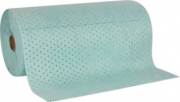PRO-SAFE - 58 Gal Capacity per Package, Universal Roll - 150' Long x 30" Wide, Green, Polypropylene - Apex Tool & Supply