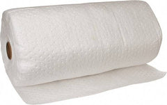 PRO-SAFE - 61 Gal Capacity per Package, Oil Only Roll - 150' Long x 30" Wide, White, Polypropylene - Apex Tool & Supply