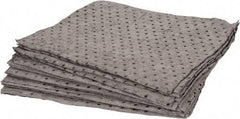 PRO-SAFE - 32 Gal Capacity per Package, Universal Pad - 17" Long x 15" Wide, Gray, Polypropylene - Apex Tool & Supply