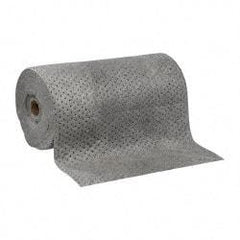 PRO-SAFE - 61 Gal Capacity per Package, Universal Roll - 150' Long x 30" Wide, Gray, Polypropylene - Apex Tool & Supply