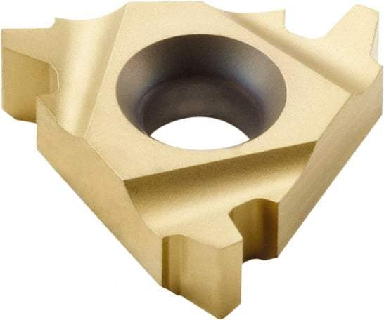 Seco - 27NR Internal Right Hand Trapez Laydown Threading Insert - Grade CP500, TiAlN/TiN Coated Carbide, 15.88mm Inscribed Circle - Apex Tool & Supply