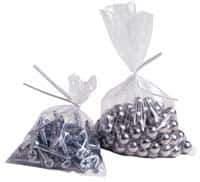 Made in USA - 20 x 36", 1.5 mil Open Top Polybags - Regular-Duty - Apex Tool & Supply