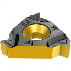 Iscar - 11ER External Right Hand ISO Laydown Threading Insert - Grade IC908, TiAlN Coated Carbide, 6.35mm Inscribed Circle - Apex Tool & Supply