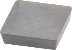 Interstate - SPG422 Grade I22 Carbide Turning Insert - Uncoated, 90° Square, 1/2" Inscr Circle, 1/8" Thick, 1/32" Corner Radius - Apex Tool & Supply