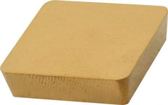 Interstate - SPG634 Grade TCN55 Carbide Turning Insert - TiC/TiN Finish, 90° Square, 3/4" Inscr Circle, 3/16" Thick, 1/16" Corner Radius - Apex Tool & Supply