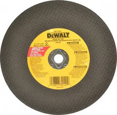 DeWALT - 8" Aluminum Oxide Cutoff Wheel - 1/8" Thick, 5/8" Arbor, 7,600 Max RPM, Use with Circular Saws - Apex Tool & Supply