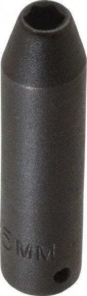 Proto - 1/4" Drive 5mm Deep Impact Socket - 6 Points, 2" OAL - Apex Tool & Supply