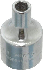 Proto - 3/16", 3/8" Drive, Standard Hand Socket - 6 Points, 1-3/32" OAL, Chrome Vanadium, Chrome Finish - Apex Tool & Supply