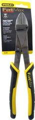 Stanley - 10" OAL, Diagonal Cutter - 1" Jaw Length x 1-3/16" Jaw Width, Oval/Angled Head, Double Injection Molded Handle - Apex Tool & Supply
