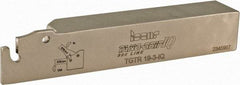 Iscar - TGT, Right Hand Cut, 1.75" Max Workpc Diam, Indexable Cutoff Toolholder - 3/4" Shank Width, 3/4" Shank Height, 4-1/2" OAL - Apex Tool & Supply