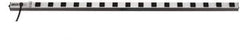 Tripp-Lite - 16 Outlets, 120 VAC15 Amps, 15' Cord, Power Outlet Strip - Floor, Keyhole Mount, 5-15 NEMA Configuration, 48" Strip - Apex Tool & Supply