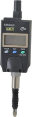 Mitutoyo - 0 to 12.7mm Range, 0.0005 & 0.000800" Graduation, Electronic Drop Indicator - Accurate to 0.0008", English & Metric System, LCD Display - Apex Tool & Supply