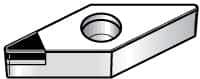 Kennametal - VBGW332 E Grade KD1405 Polycrystalline Diamond (PCD) Turning Insert - 35° Diamond, 3/8" Inscr Circle, 3/16" Thick, 1/32" Corner Radius - Apex Tool & Supply