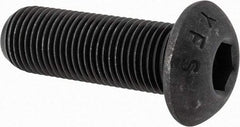 Value Collection - 1/2-20 UNF Hex Socket Drive, Button Screw - Alloy Steel, Black Oxide Finish, Fully Threaded, 1-1/2" Length Under Head - Apex Tool & Supply