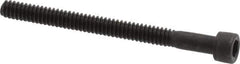 Value Collection - #4-40 UNC Hex Socket Drive, Socket Cap Screw - Alloy Steel, Black Oxide Finish, Partially Threaded, 1-3/8" Length Under Head - Apex Tool & Supply