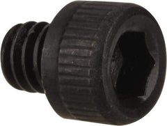 Value Collection - #4-48 UNF Hex Socket Drive, Socket Cap Screw - Alloy Steel, Black Oxide Finish, Fully Threaded, 1/8" Length Under Head - Apex Tool & Supply