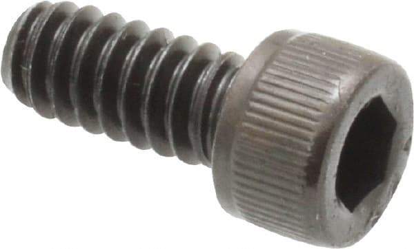 Value Collection - #10-24 UNC Hex Socket Drive, Socket Cap Screw - Alloy Steel, Black Oxide Finish, Fully Threaded, 7/16" Length Under Head - Apex Tool & Supply
