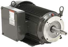 US Motors - 5 hp, TEFC Enclosure, No Thermal Protection, 3,505 RPM, 230 Volt, 60 Hz, Three Phase Premium Efficient Motor - Size 184JM Frame, Rigid Mount, 1 Speed, Ball Bearings, 19.60 Full Load Amps, F Class Insulation - Apex Tool & Supply