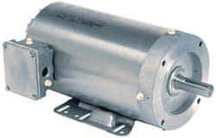 US Motors - 1.5 hp, TEFC Enclosure, No Thermal Protection, 1,755 RPM, 208-230/460 Volt, 60 Hz, Three Phase Energy Efficient Motor - Size 145TC Frame, Rigid Mount, 1 Speed, Ball Bearings, 4.3-4.1/2.1 Full Load Amps, F Class Insulation, Reversible - Apex Tool & Supply