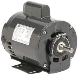 US Motors - 3/4 hp, ODP Enclosure, Auto Thermal Protection, 1,725 RPM, 115-208-230 Volt, 60 Hz, Industrial Electric AC/DC Motor - Size 56 Frame, Resilient Mount, 1 Speed, Ball Bearings, 11.3/5.5 Full Load Amps, B Class Insulation, Reversible - Apex Tool & Supply